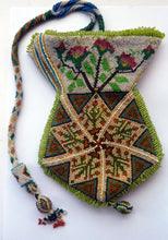 Load image into Gallery viewer, Genuine Antique Turkish Ottoman Eastern European Beaded Bag or Pouch
