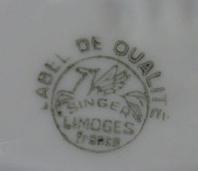Load image into Gallery viewer, Heated Baby Bowl. VINTAGE FRENCH Limoges Dish with Singer Mark and Stamp. Shows Cute Couple Dancing in an Orchard
