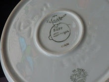 Load image into Gallery viewer, Heated Baby Bowl. VINTAGE FRENCH Limoges Dish with Singer Mark and Stamp. Shows Cute Couple Dancing in an Orchard
