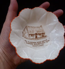 Load image into Gallery viewer, Rare Little SHELLEY Porcelain Pin Dish Souvenir from the Glasgow Empire Exhibition 1938
