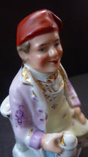 Load image into Gallery viewer, Antique GERMAN Hard Paste Porcelain Souter Johnnie from Robert Burns&#39; Poem: Tam O&#39;Shanter
