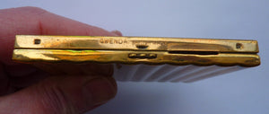 Vintage 1940s Gwenda Cigarette Case / Business Card Case Showing Golden Beach at Great Yarmouth