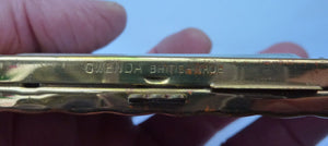 1940s Gwenda Cigarette Case / Business Card Case with View of Gorey Castle, Jersey
