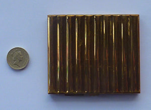 Vintage 1940s Gwenda Cigarette Case / Business Card Case Showing Golden Beach at Great Yarmouth