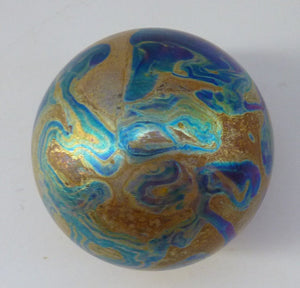 1991 Siddy Langley Lustre British Studio Glass Paperweight