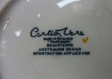Load image into Gallery viewer, 1950s Carlton Ware Forget me Not Butter Dish with Rare Spreading Knife. ORIGINAL BOX
