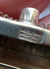 Load image into Gallery viewer, Vintage MEXICAN Taxco SILVER Mayan / Aztec Brooch PLUS Matching Screw On Earrings
