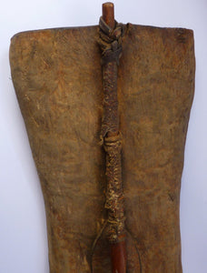 African Kenyan Tribal TURKANA Leather Shield. Highly Collectable:  Early 20th Century, and in Fabulous Condition