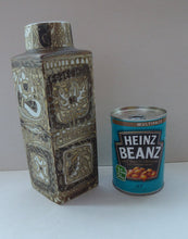 Load image into Gallery viewer, LARGE Vintage 1960s ROYAL COPENHAGEN Aluminia Faience Vase. 9 inches. Abstract Baca by Nils Thorsson
