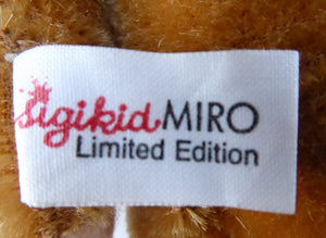 Vintage Miniature Honey Teddy Bear. Vintage Czechoslovakian Limited Edition. SIGIKID MIRO Renassiance Collection