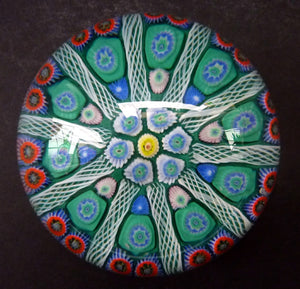Scottish Vintage Vasart Glass Paperweight