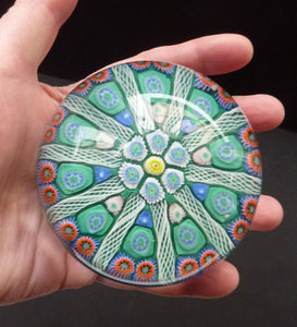 Scottish Vintage Vasart Glass Paperweight