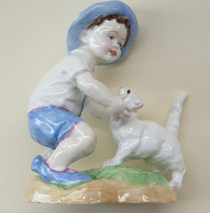 Royal Worcester Figurine SEPTEMBER. Modelled by Freda Doughty. No. 3457 PRISTINE