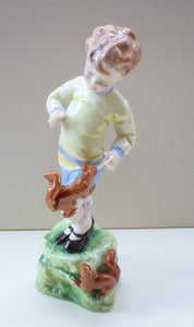 Royal Worcester Figurine OCTOBER. Modelled by Freda Doughty. No. 3417. PRISTINE
