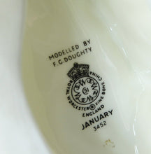 Load image into Gallery viewer, Royal Worcester Figurine JANUARY. Modelled by Freda Doughty. No. 3452. PRISTINE
