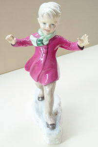 Royal Worcester Figurine JANUARY. Modelled by Freda Doughty. No. 3452. PRISTINE