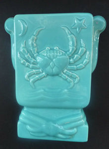 AMERICAN Art Deco 1930s METLOX Poppytrail Romanelli Zodiac Vase: Cancer